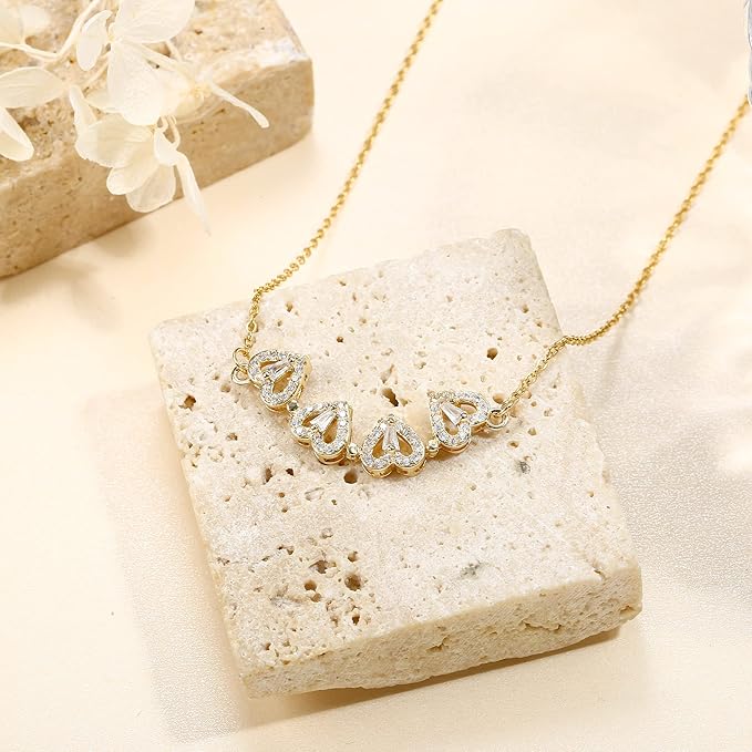 Collar Corazón Trébol | Amor Vinculo Eterno